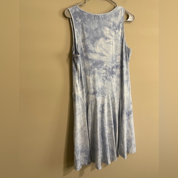 Anthropologie Heartloom Blue Tie-Dye Mini Dress - Picture 6 of 9